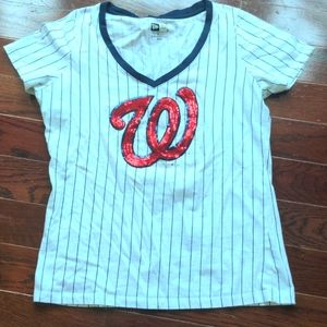 Washington Nationals vneck tee